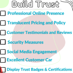 build trust in the backup company 